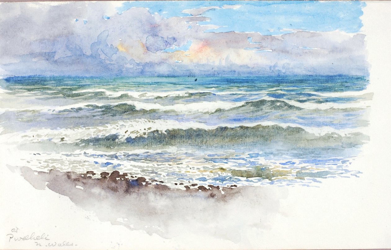 Vid Pwllheli, norra Wales av George Elbert Burr