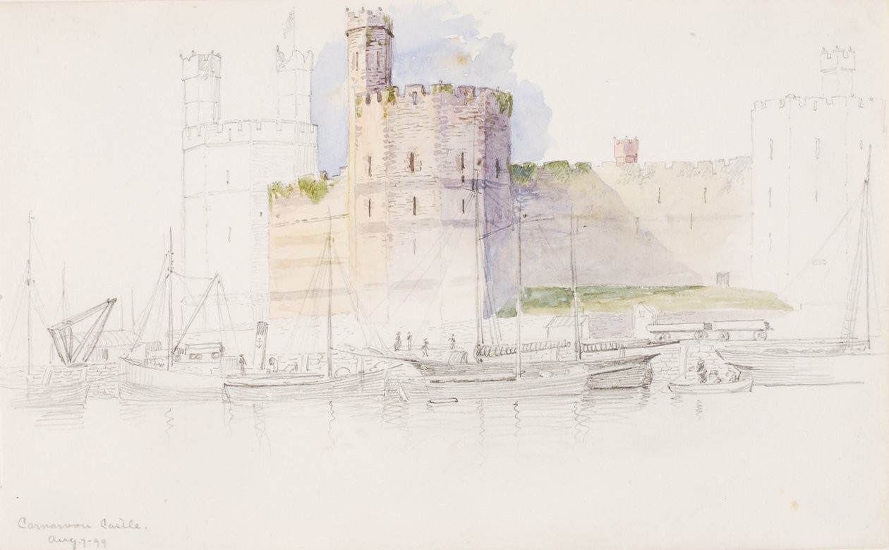 Caernarvon slott av George Elbert Burr