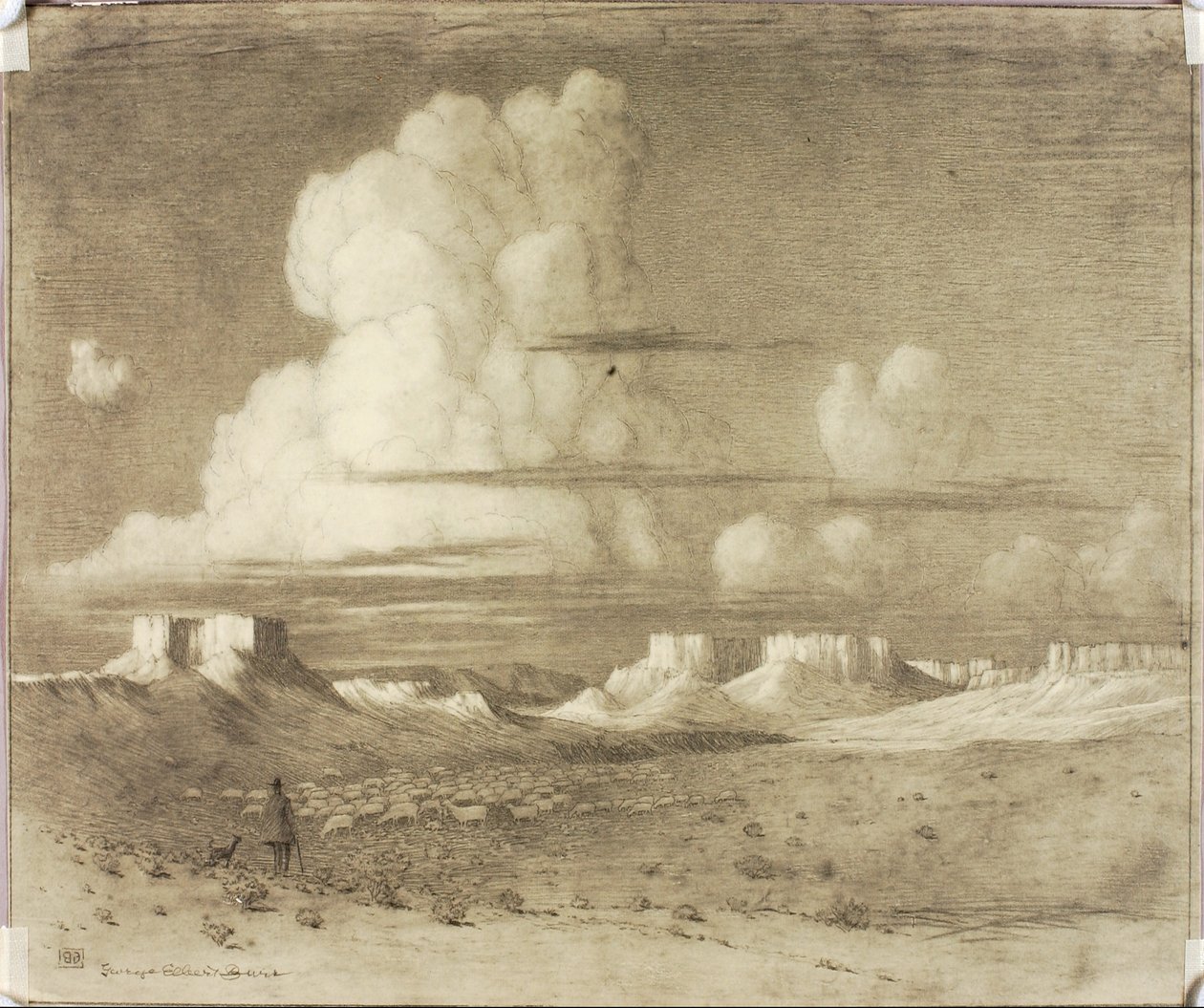 Kväll i Navajo Country, Arizona av George Elbert Burr