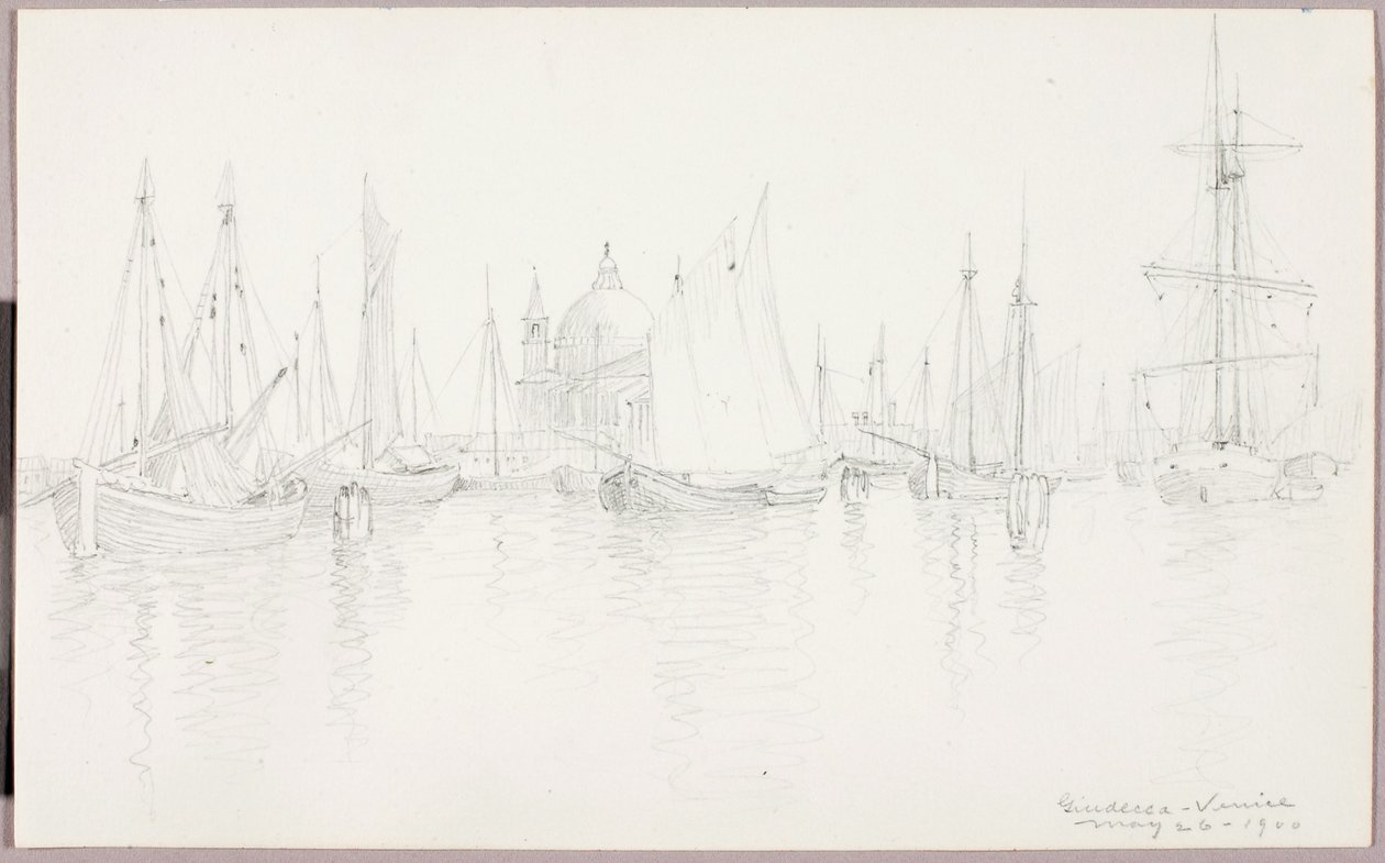 Giudecca--Venedig av George Elbert Burr