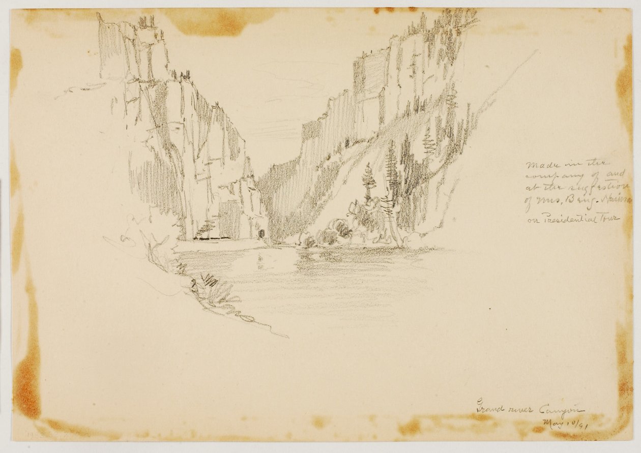 Grand River Canyon/Nära Glenwood Springs av George Elbert Burr