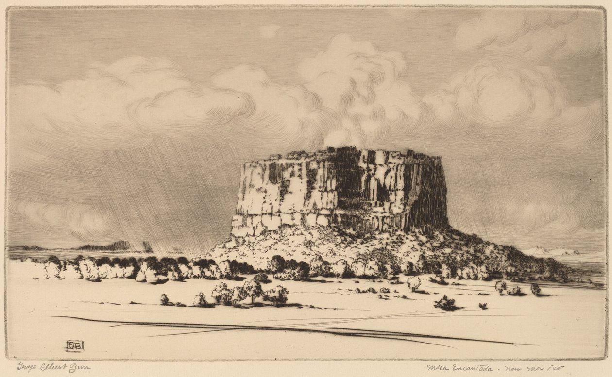 Enchanted Table, New Mexico (nr 2) av George Elbert Burr