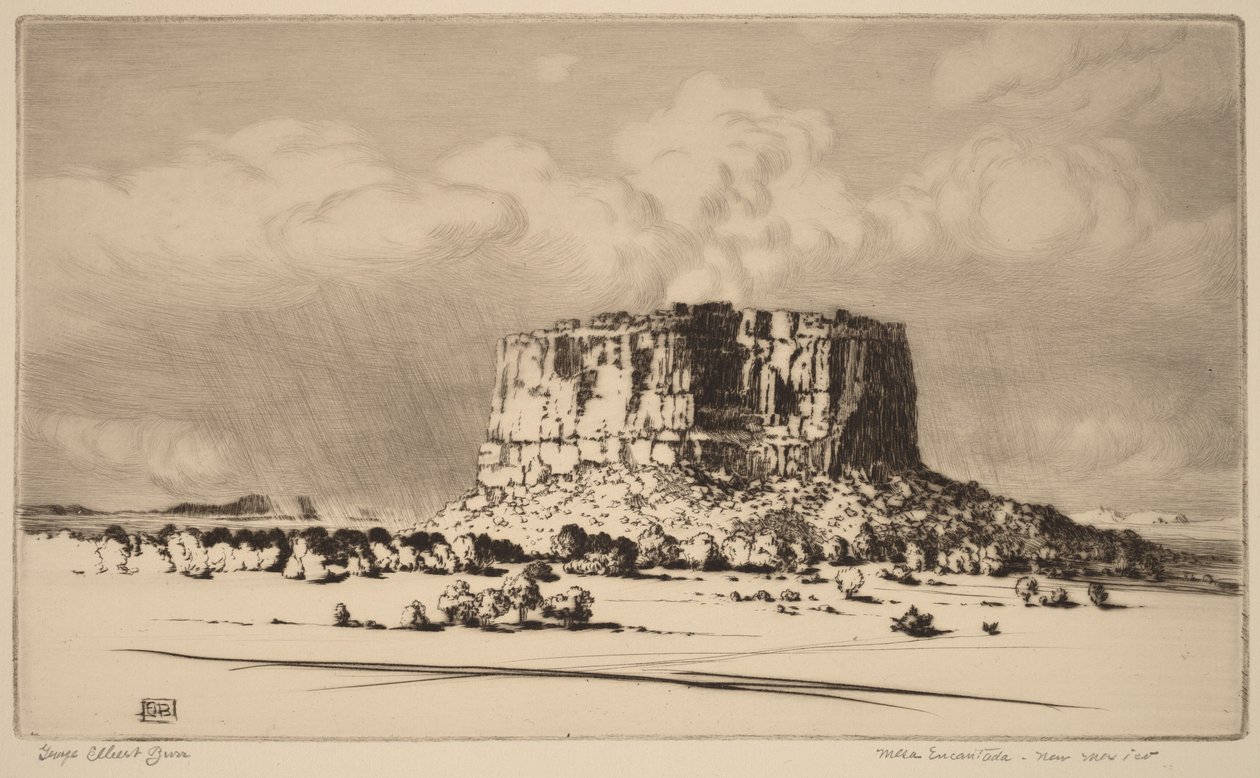 Mesa Encantada, New Mexico (nr 2) av George Elbert Burr