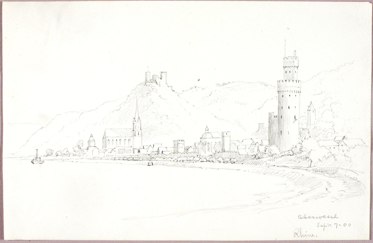 Oberwesel av George Elbert Burr