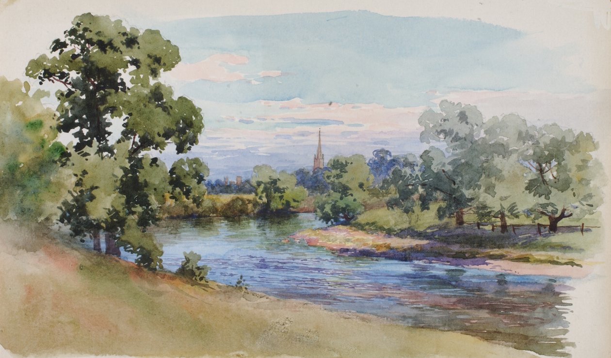 The Wye near Ross, 1899. av George Elbert Burr