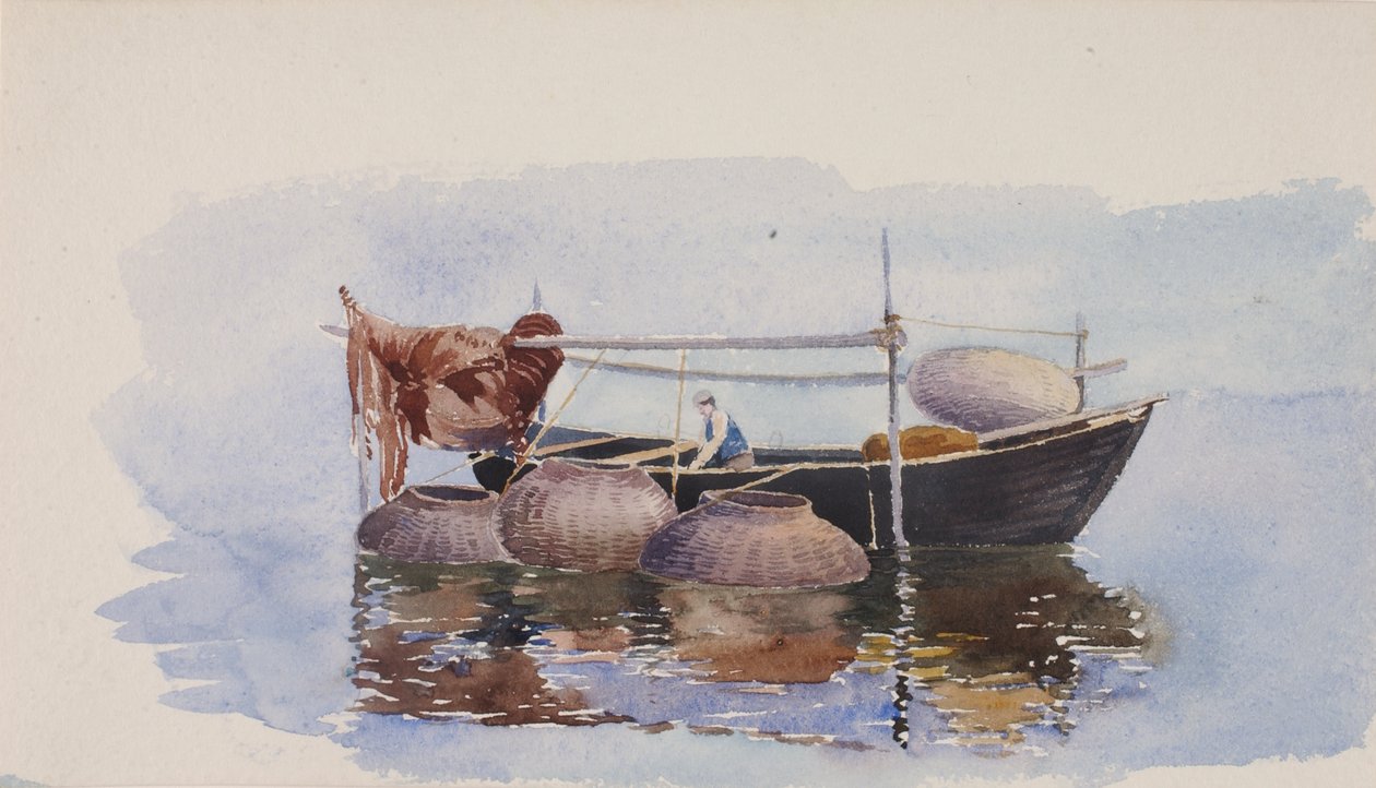 Utan titel--Fiskebåt, ca. 1900. av George Elbert Burr