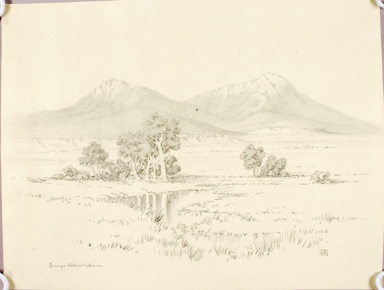 Utan titel (transferritning för Spanish Peaks [nr 2]) av George Elbert Burr