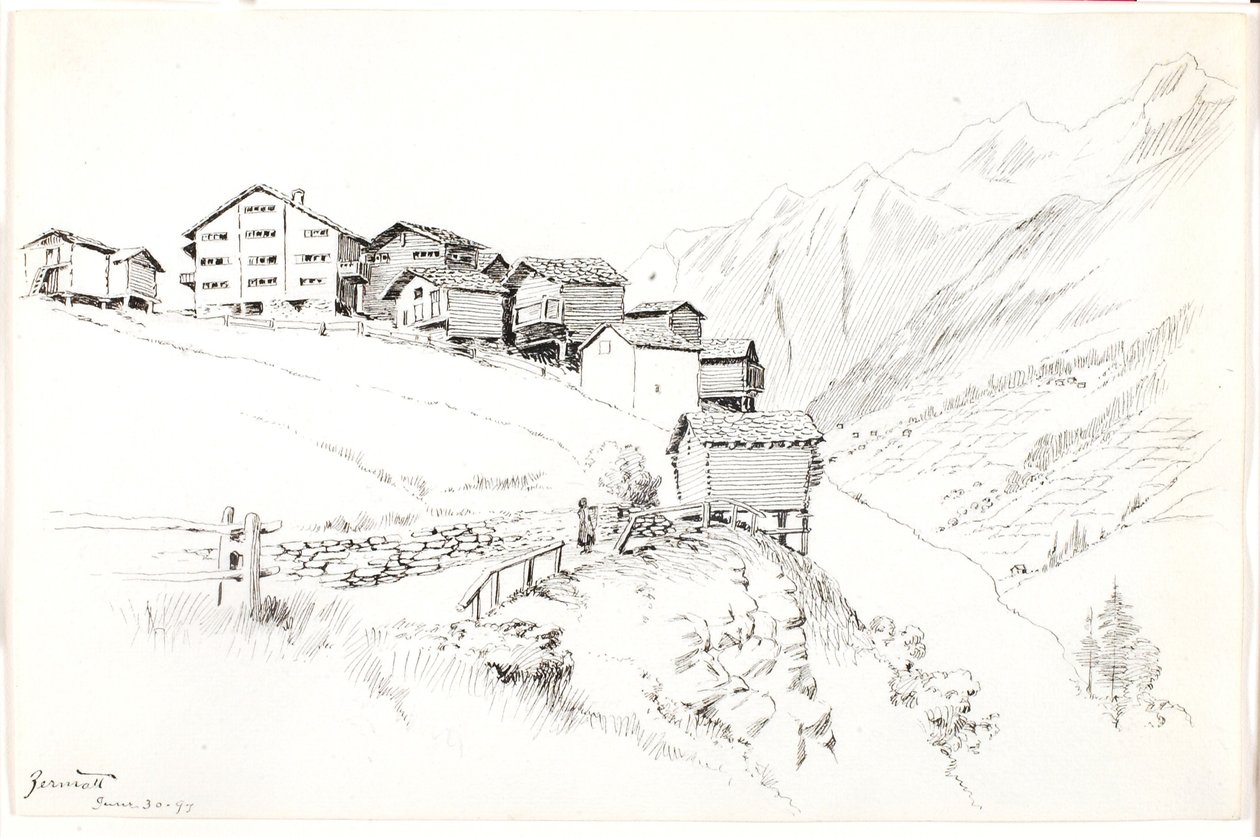 Zermatt av George Elbert Burr