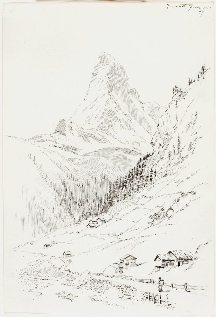 Zermatt av George Elbert Burr
