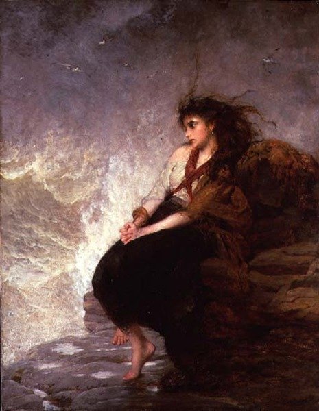 Ensam - "Åh för beröringen av en försvunnen hand" av George Elgar Hicks