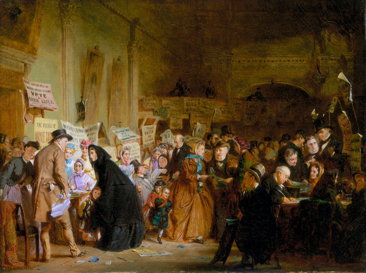 "An Infant Orphan Election på London Tavern. 
