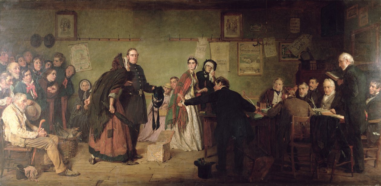 Inför magistraterna av George Elgar Hicks