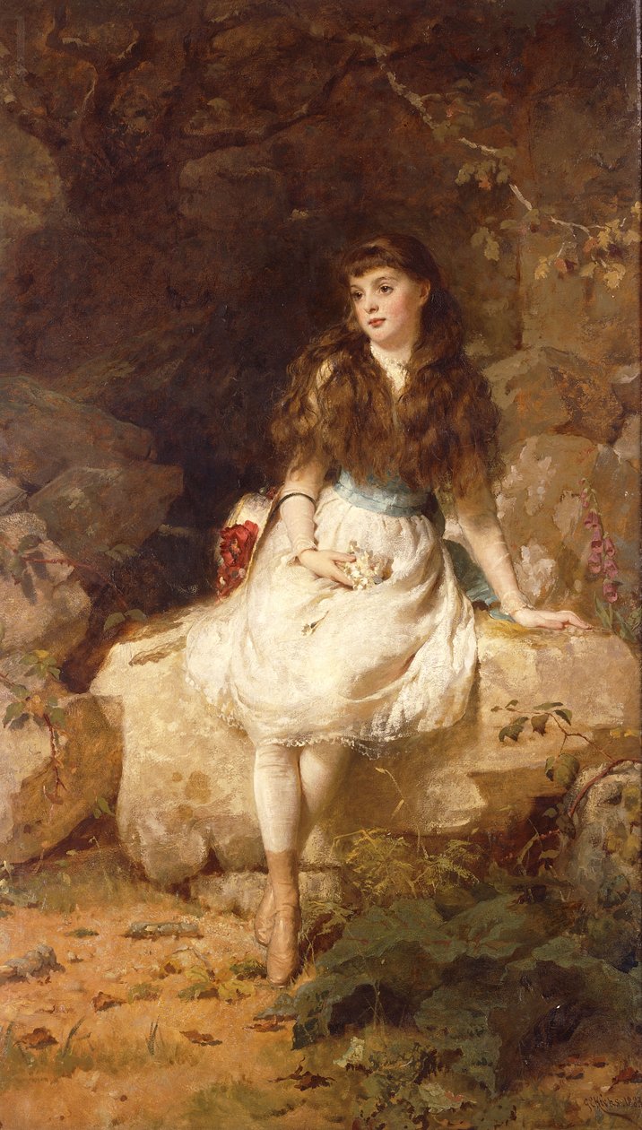 Lady Edith Amelia Ward, dotter till den 1:e earlen av Dudley, 1883 av George Elgar Hicks