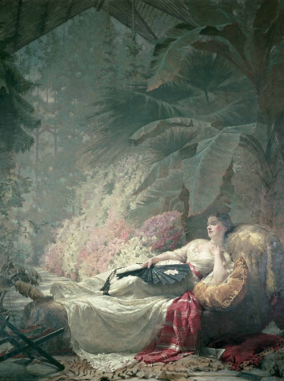 Porträtt av Adelaide Maria, grevinnan av Iveagh (kopia) av George Elgar Hicks