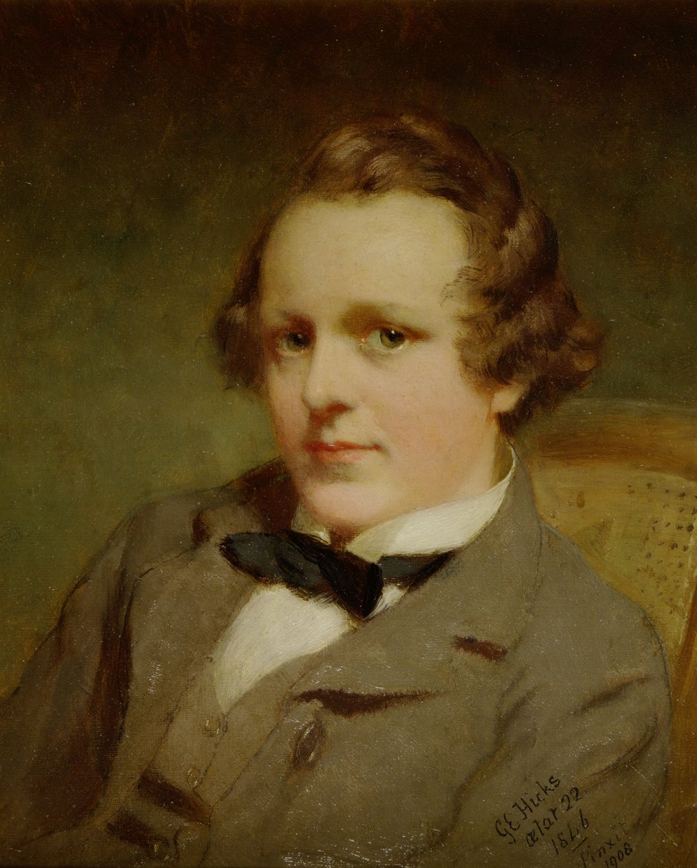 Självporträtt, 1846 av George Elgar Hicks