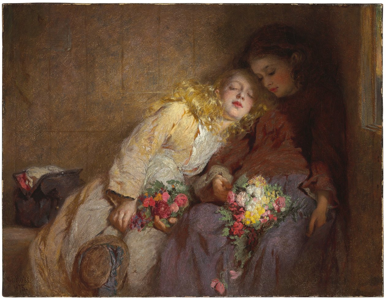 Återkomsten hem, 1873 av George Elgar Hicks