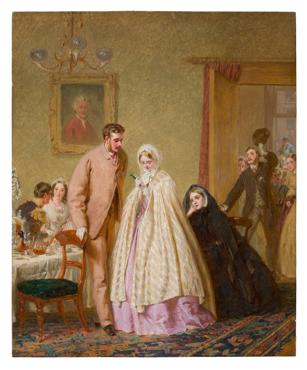 Bröllopsfrukosten, 1862 av George Elgar Hicks