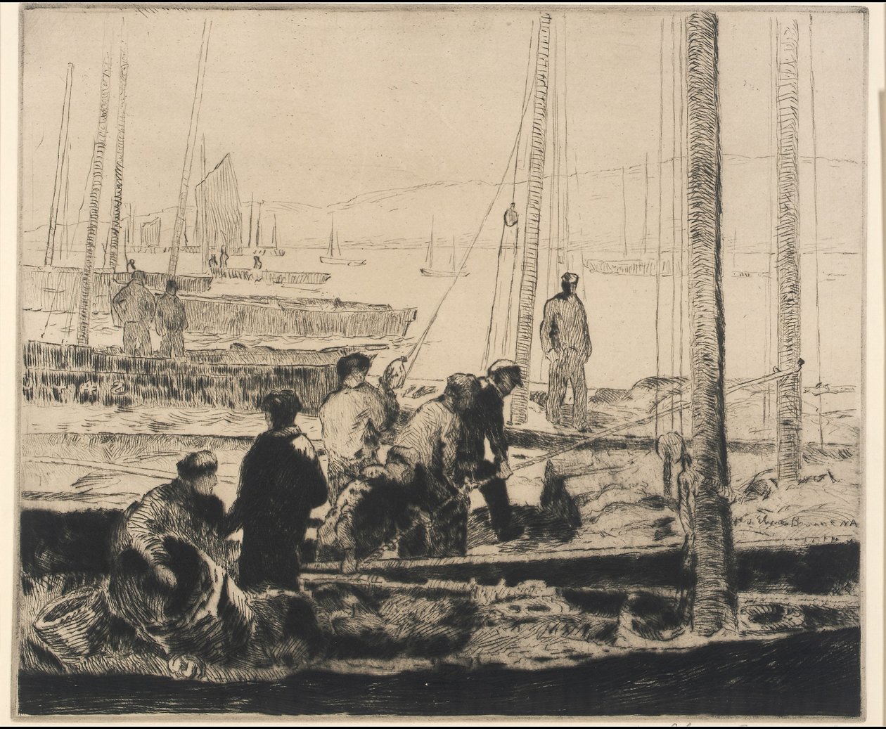 Sardinflottan av George Elmer Browne