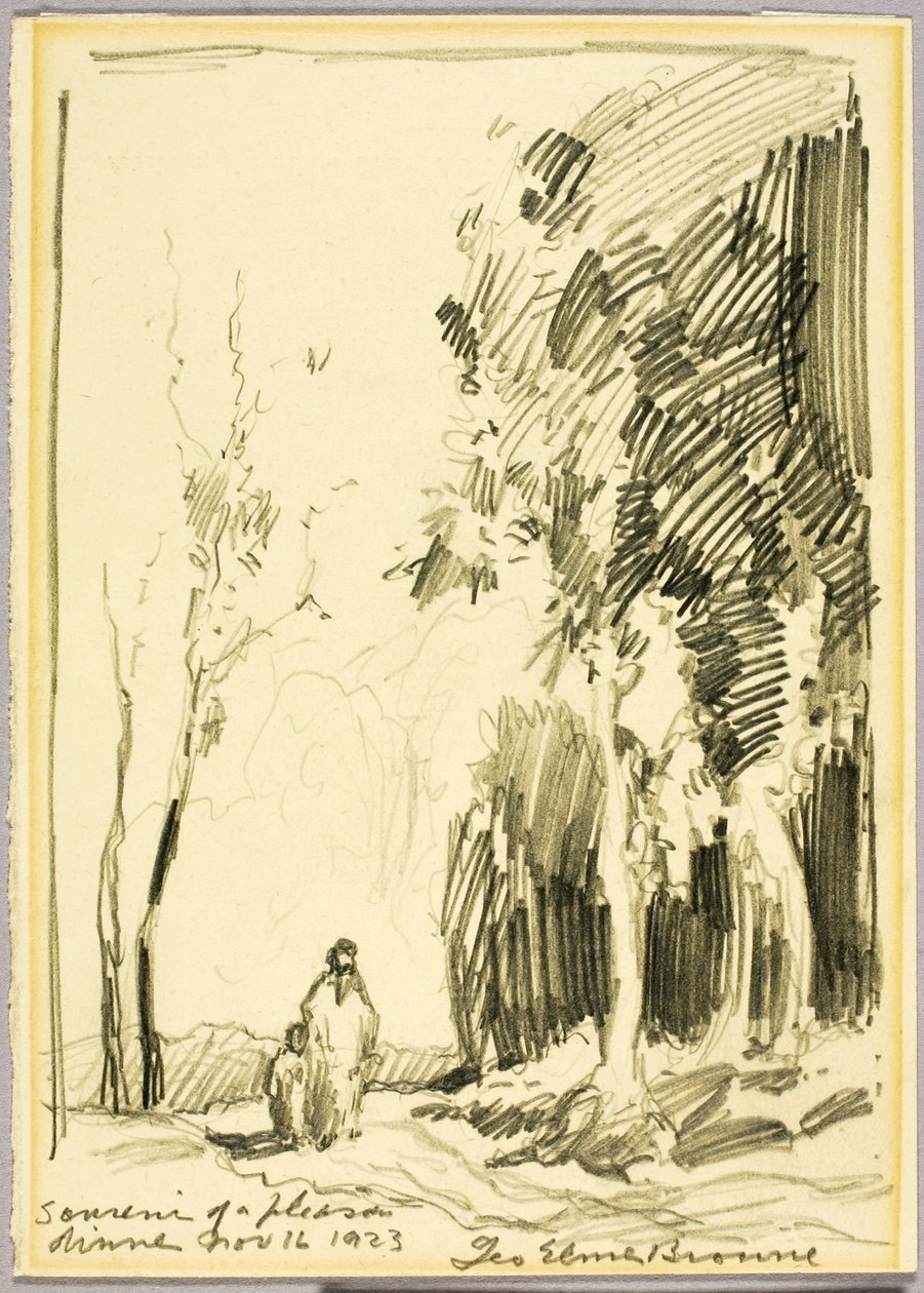 Souvenir av en trevlig middag av George Elmer Browne