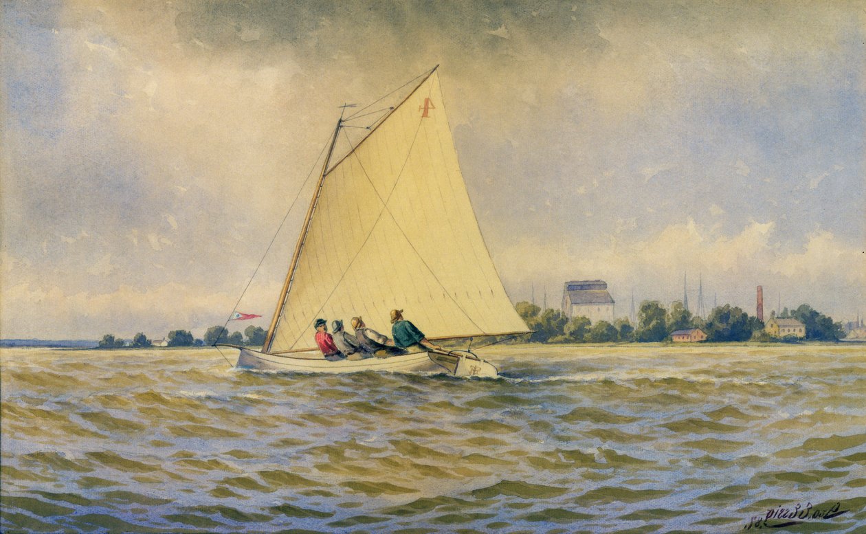 Tuck Up, 1887 (akvarell på papper) av George Emerick Essig