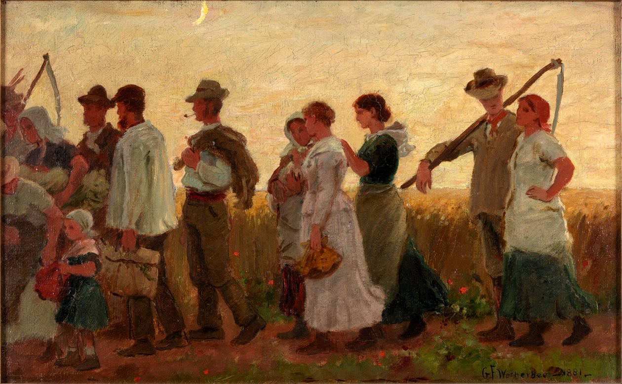 Skördemånen, 1881 av George Faulkner Wetherbee