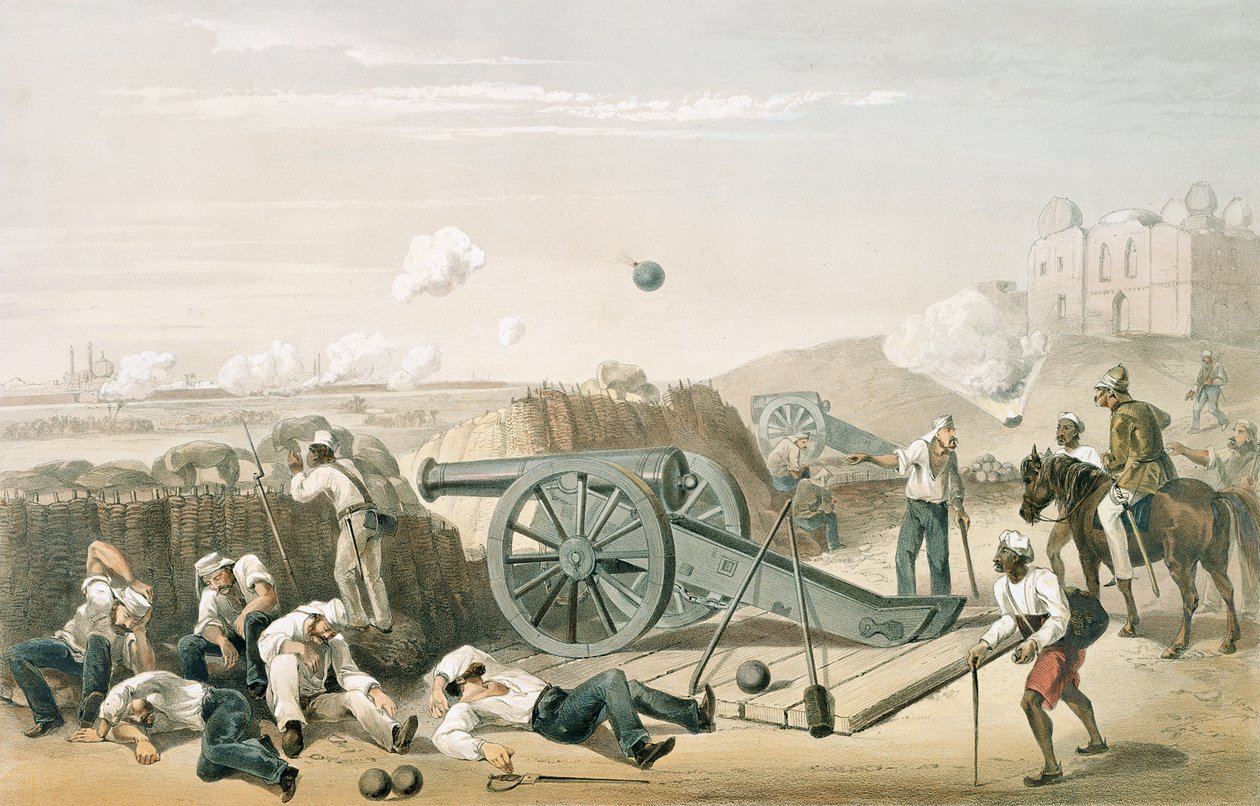 1781c8.Pl.15 Heavy Day in the Batteries, från 