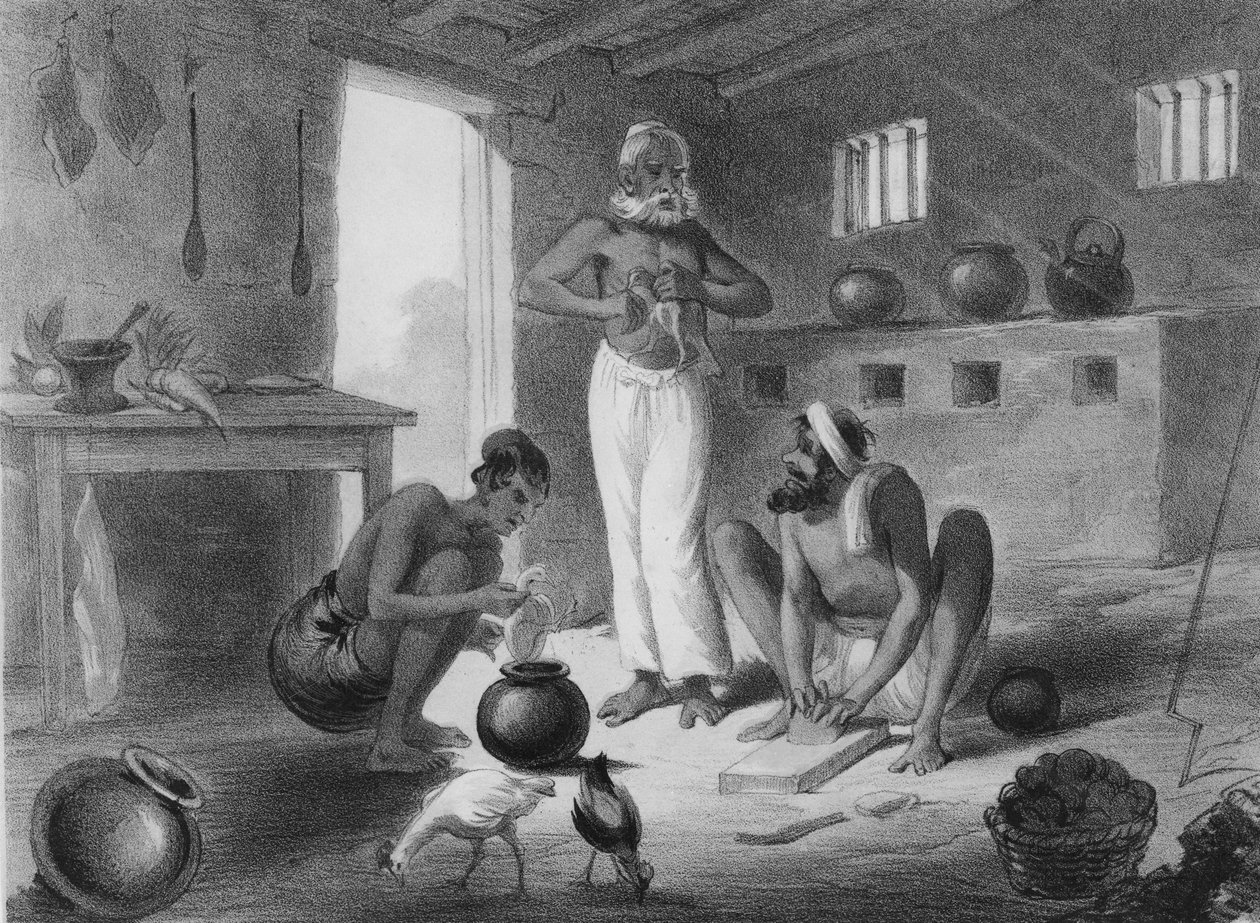 Our Cook Room, ca 1858 (litografi) av George Francklin (after) Atkinson
