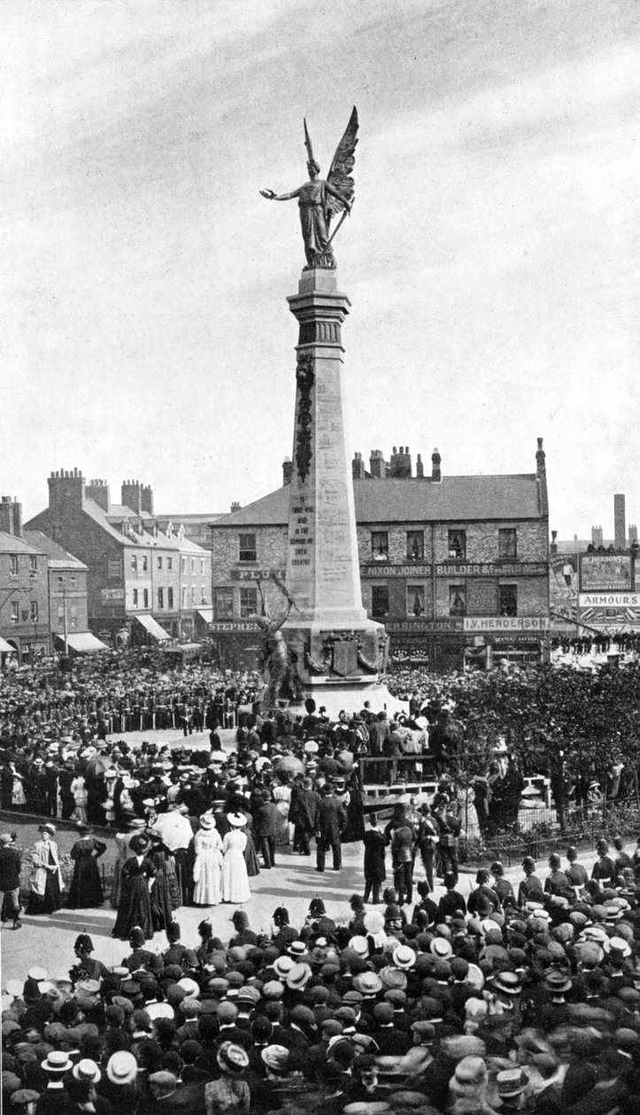 Avtäckning av Northumberland War Memorial, 1908-1909. av George Frank
