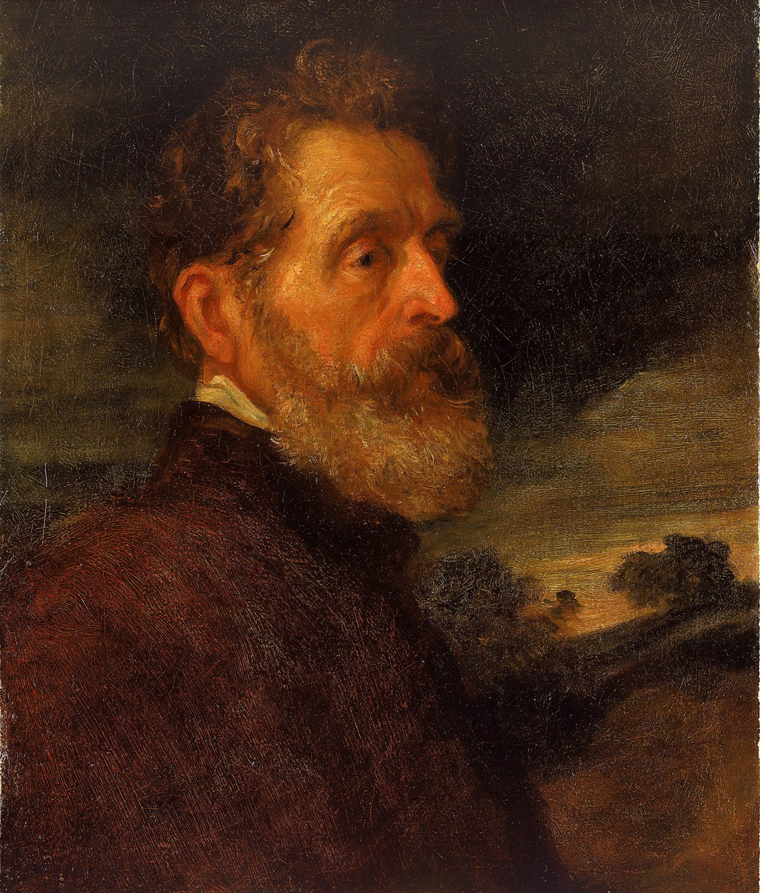 Porträtt av amiral Henry John Chetwynd av George Frederic Watts