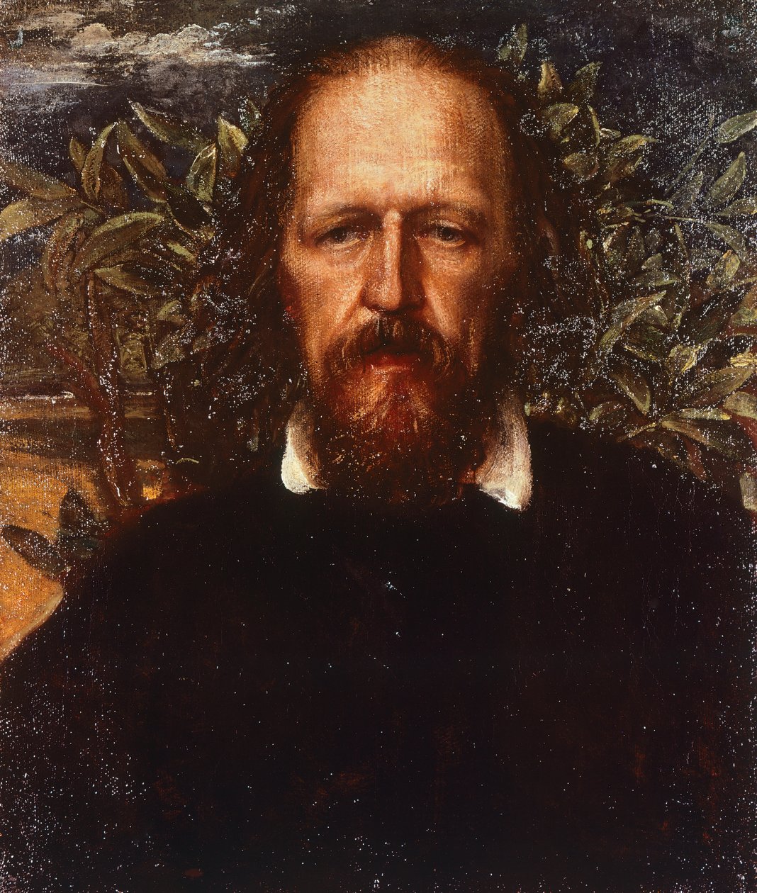 Porträtt av Alfred Tennyson (1809 - 1892), av George Frederick Watts (1817-1904) av George Frederic Watts