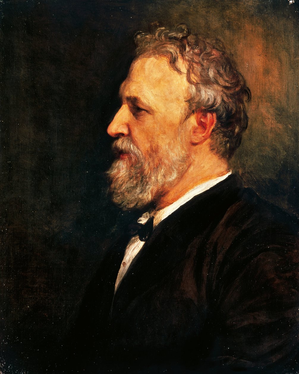 Porträtt av Robert Browning (Camberwell av George Frederic Watts