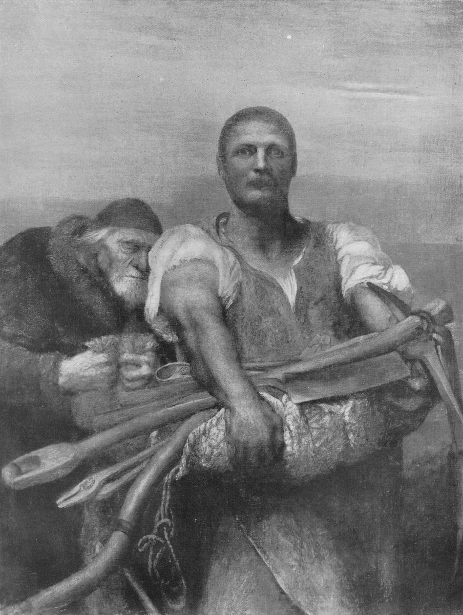 Industri och girighet, c1900, 1917 av George Frederick Watts