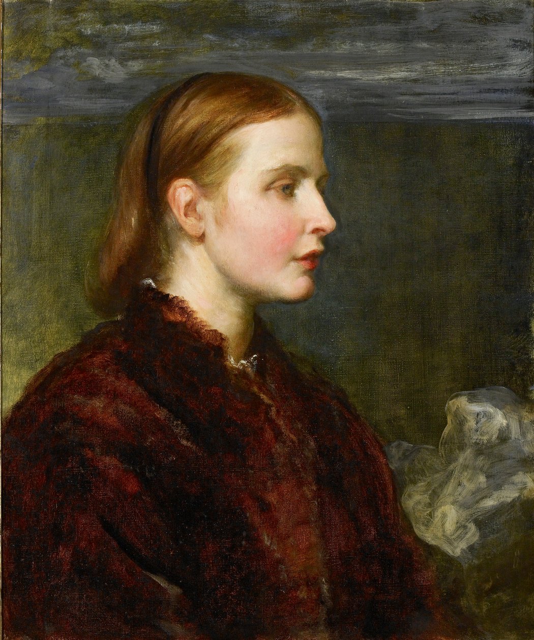 Miss Eliza Ann Ogilvy, 1866 av George Frederick Watts