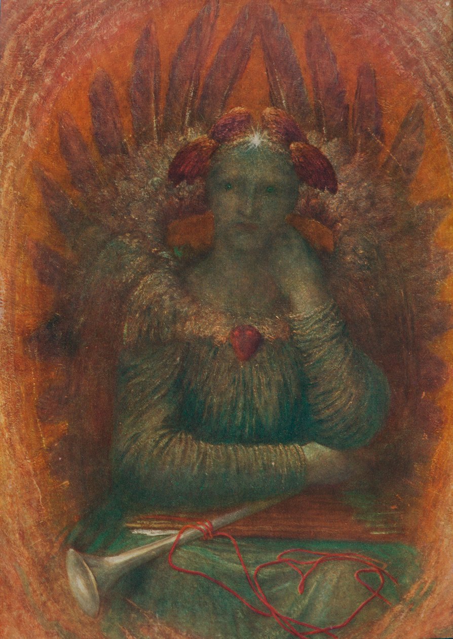 The Dweller in the innermost, c1885, 1912 av George Frederick Watts