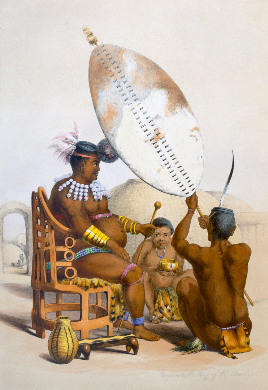Umpanda the King of the Heaven, 1849 av George French Angas