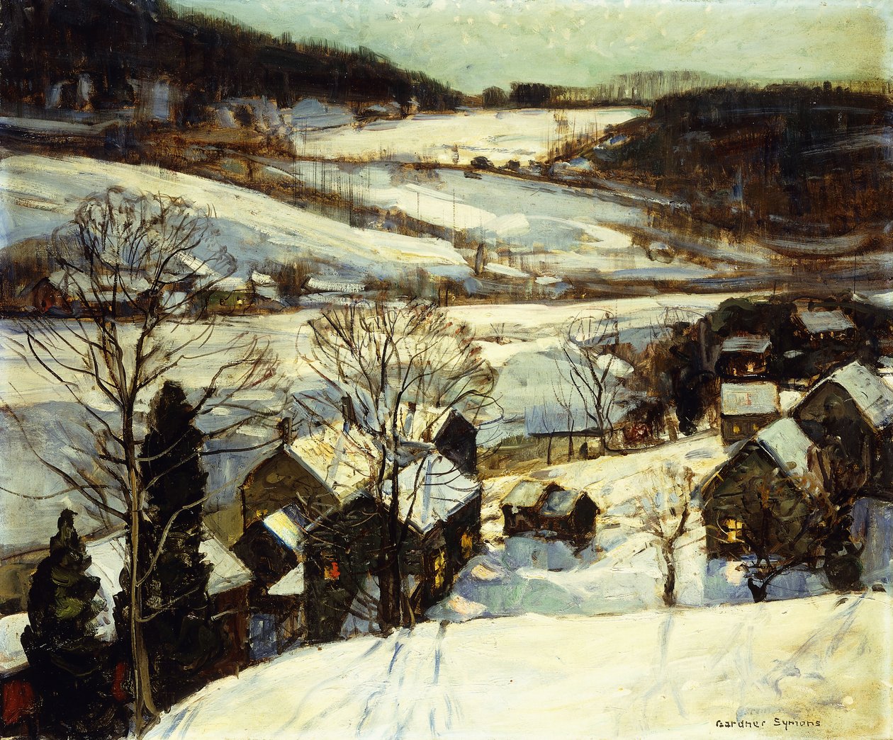 Vinterskymning av George Gardner Symons