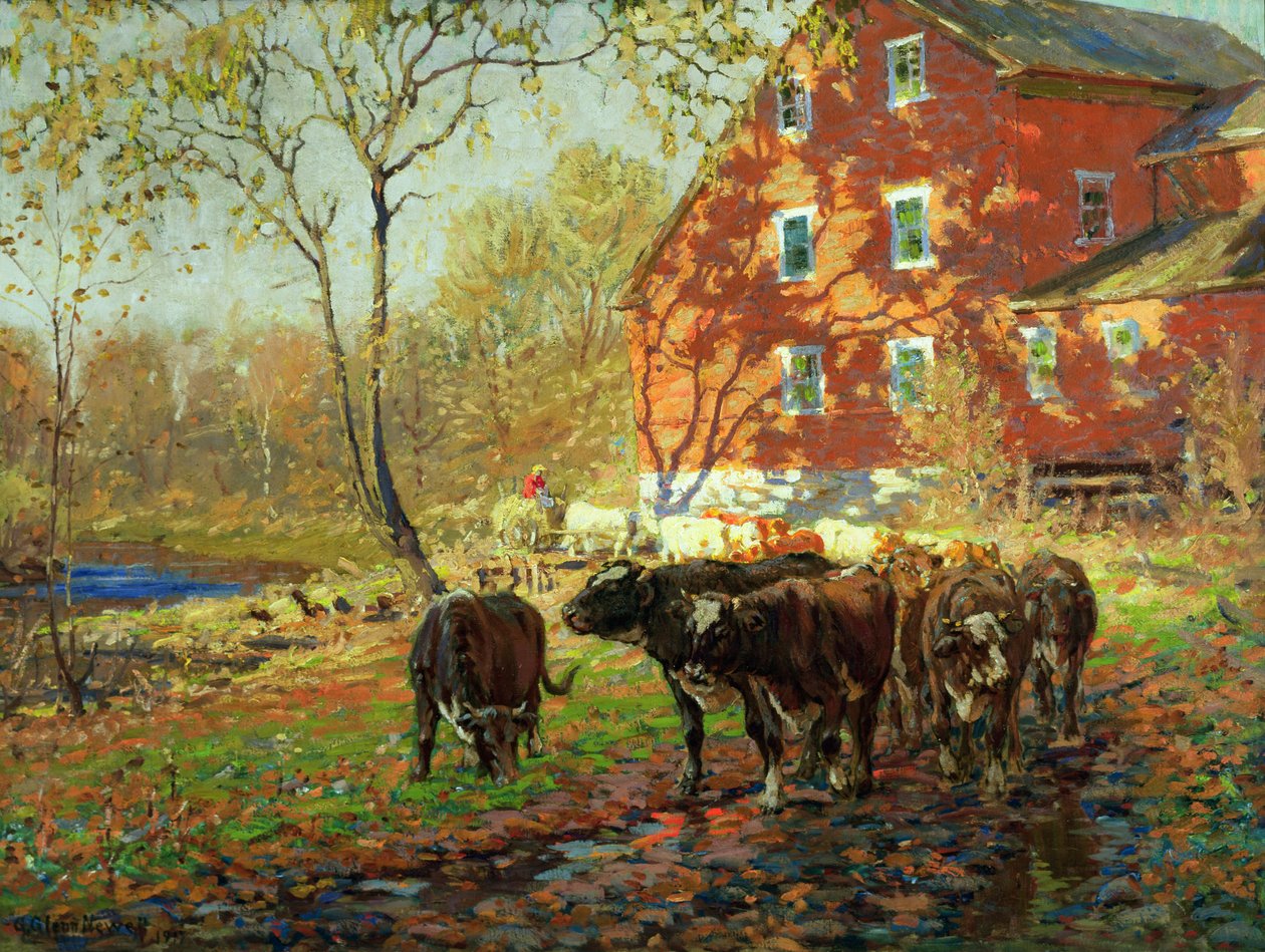 Vid Drovers Inn av George Glenn Newell