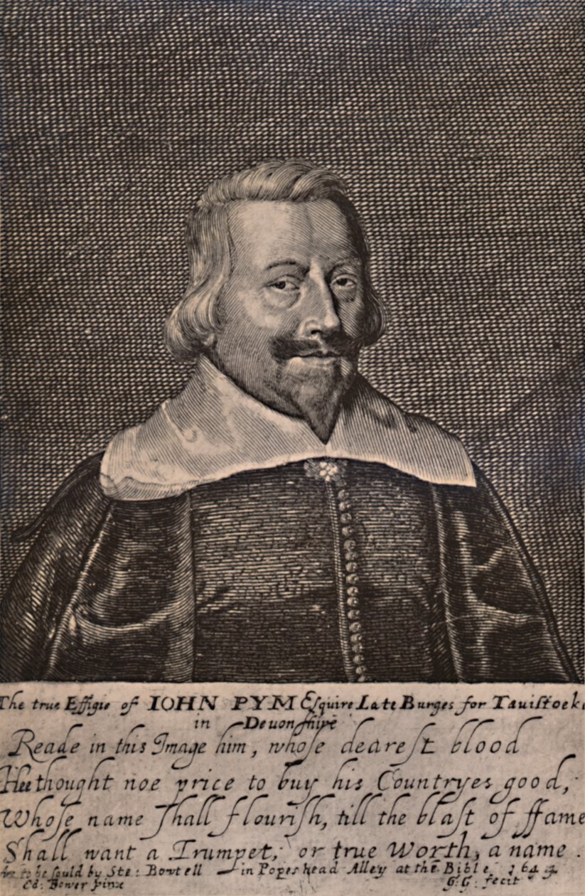 John Pym, engelsk parlamentarisk politiker, c1644 1894 av George Glover