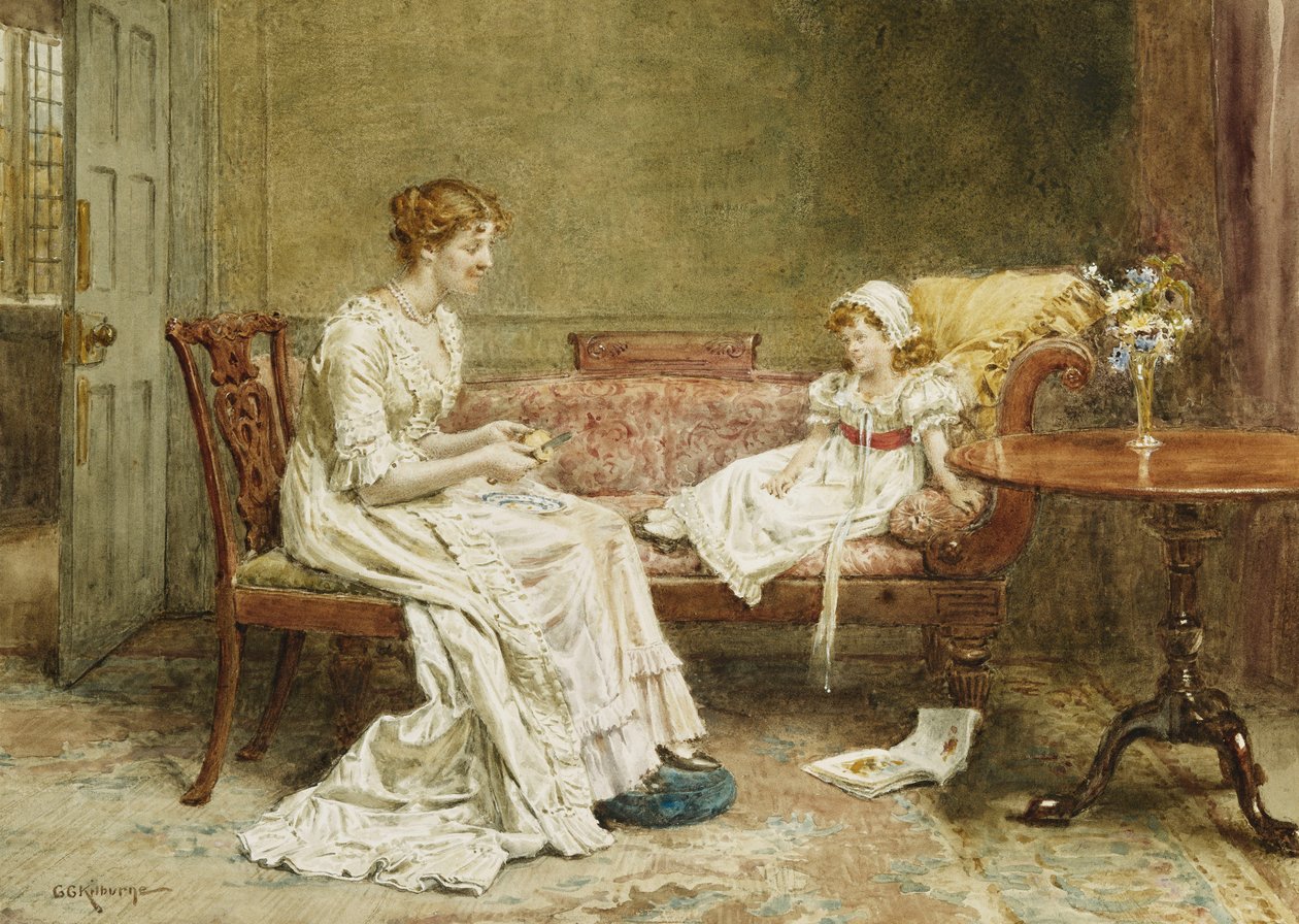imaginär sjukdom, av George Goodwin Kilburne