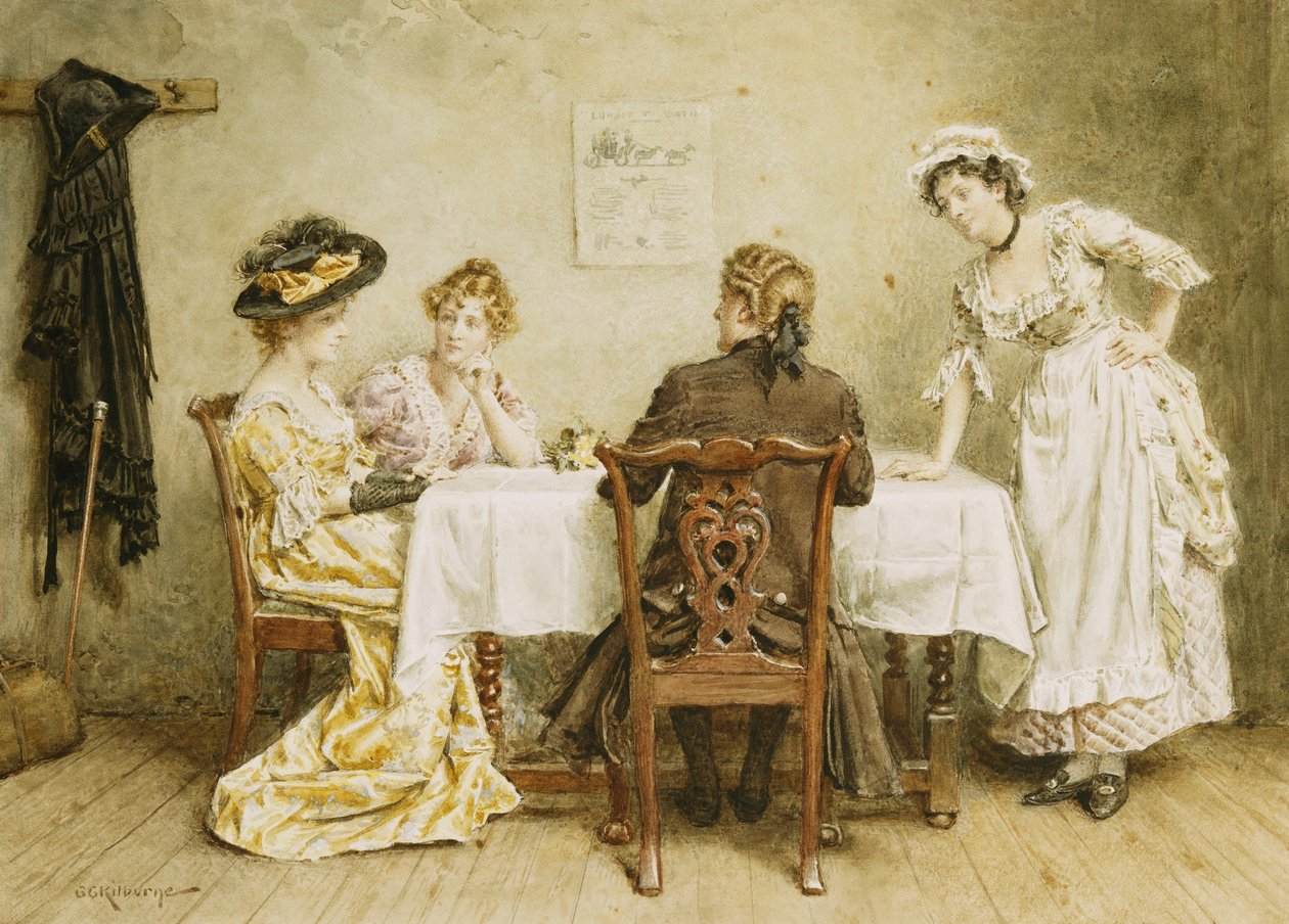 Resenärer, av George Goodwin Kilburne