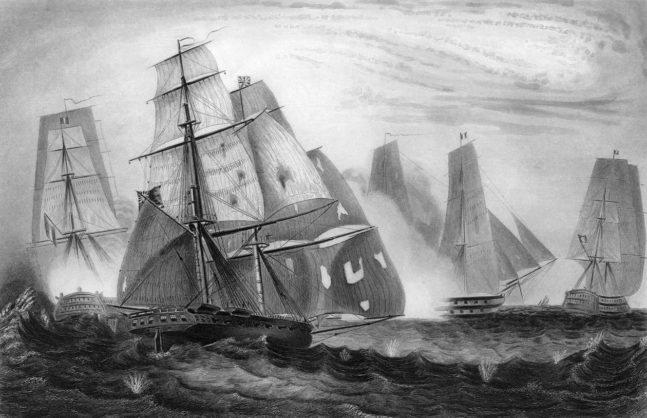 Kapten Charles Napiers oförskämda beteende, 15 april 1809 c1857. av George Greatbatch