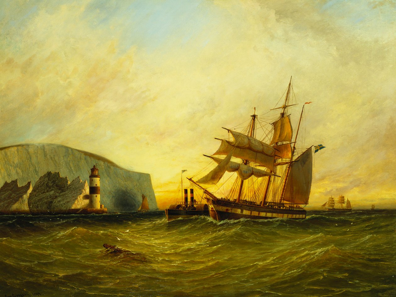 Off the Needles, Isle of Wight av George Gregory