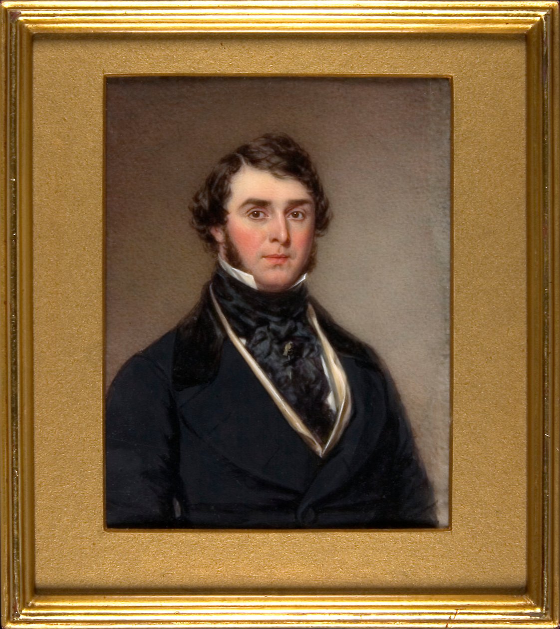 Porträtt av en man, 1867. av George H. Hite