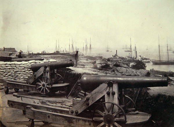 Rebelliska befästningar och vapen i Yorktown av George H. Houghton