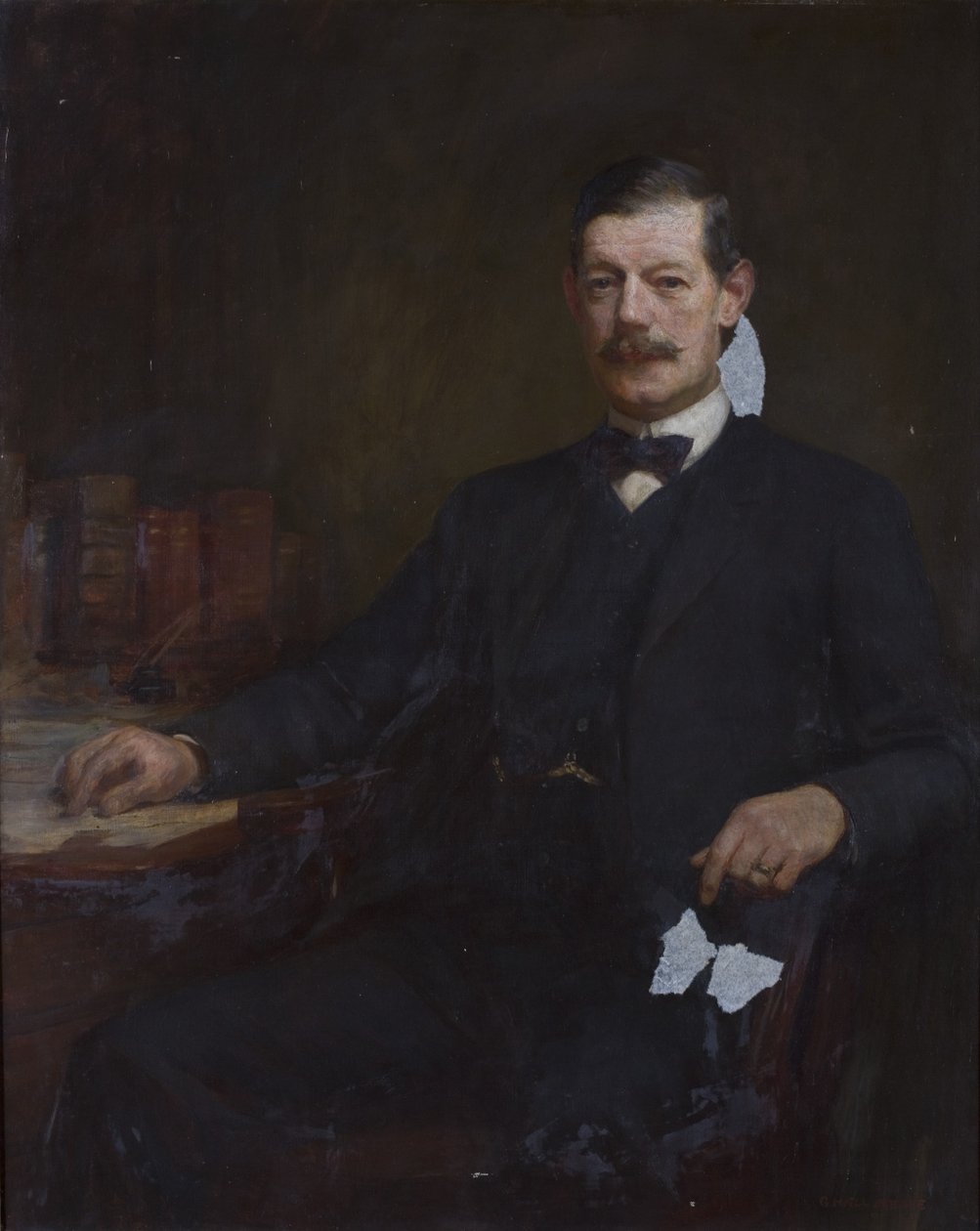 Porträtt av Sir George E. Carter av George Hall Neale