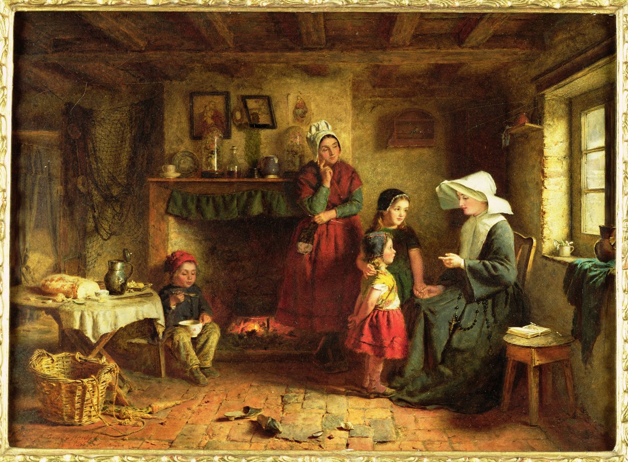 Kärlekens syster, 1866 av George Hardy