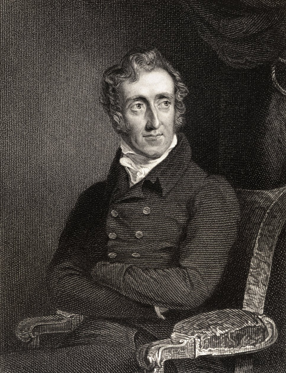 Henry Welbore Agar Ellis, 2:e Viscount Clifden, graverad av Edward Scriven (1775-1841), från 