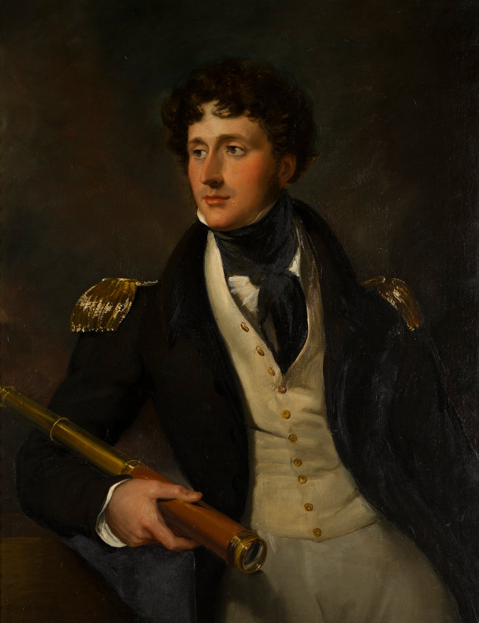 Porträtt av kapten den Hon. Charles Bridgeman (1791-1860), ca 1810-50 (olja på duk) av George Hayter
