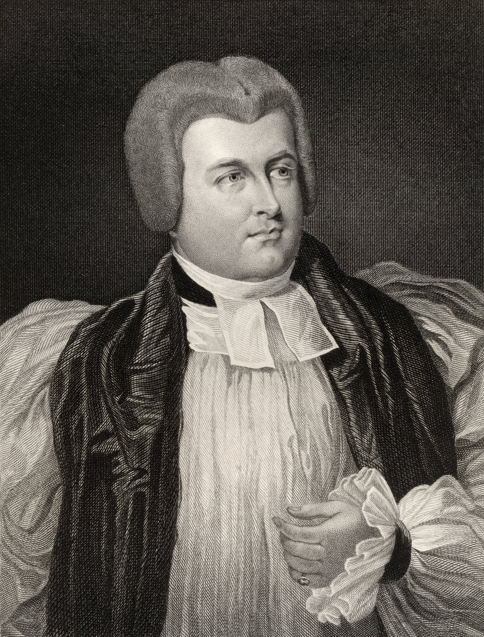 Robert James Carr, biskop av Chichester och Worcester, graverad av T.A. Dean (fl.1773-1840), från 