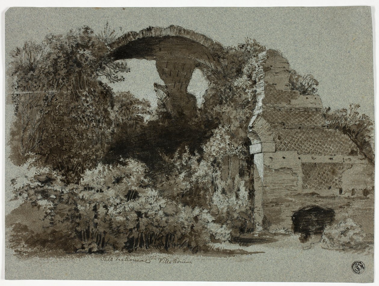 Pretorianska rum, Hadrianus villa av George Hayter